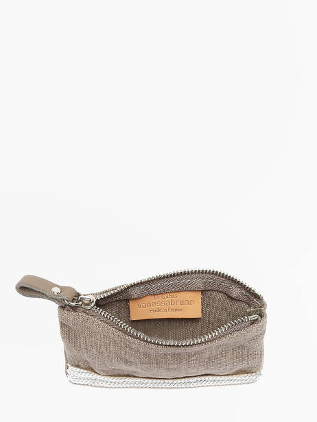 Coin Purse Le Cabas Linen Vanessa bruno Beige cabas lin 31V42017 other view 1