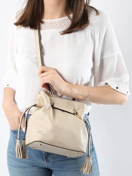 Small Leather Tradition Bucket Bag Etrier Beige tradition ETRA004S other view 1