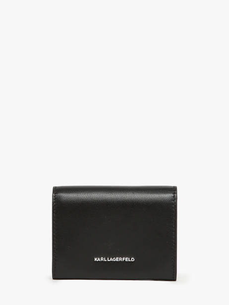 Wallet Leather Karl lagerfeld Black k ikonic 2.0 245W3215 other view 2