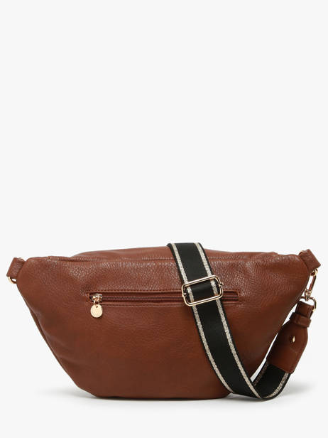Belt Bag Lulu castagnette Brown zip VICK other view 4