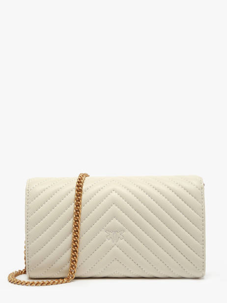 Sac Bandoulière Love Bag Quilt Cuir Pinko Beige love bag quilt A0GK vue secondaire 4