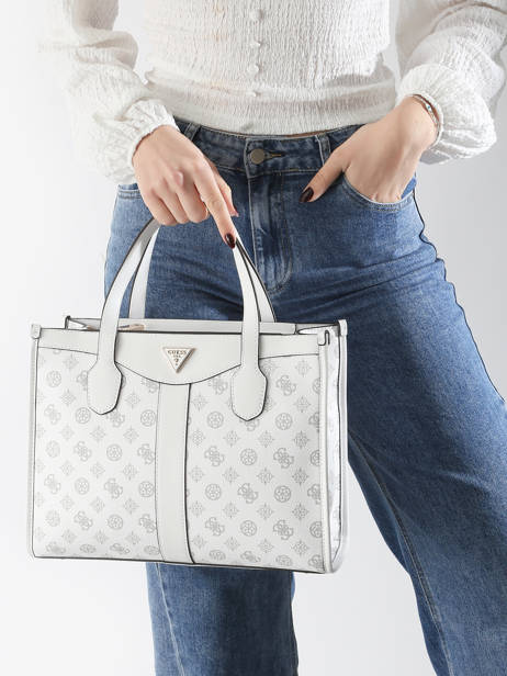 Sac Porté épaule Silvana Guess Blanc silvana PM866522 vue secondaire 1
