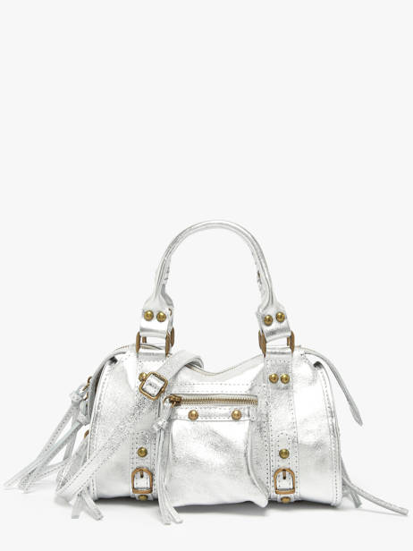 Shoulder Bag Nine Leather Milano Silver nine NI24091