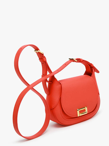 Sac Bandoulière Paulette Cuir Lancel Orange paulette A13330 vue secondaire 2