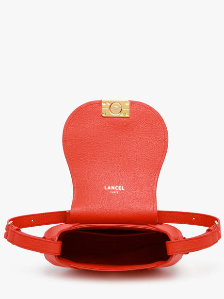 Sac Bandoulière Paulette Cuir Lancel Orange paulette A13330 vue secondaire 3