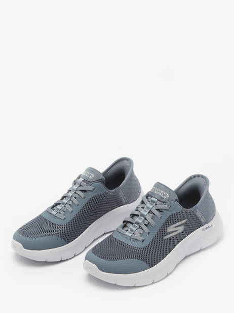Sneakers Slip-ins Skechers Bleu women 124836 vue secondaire 2