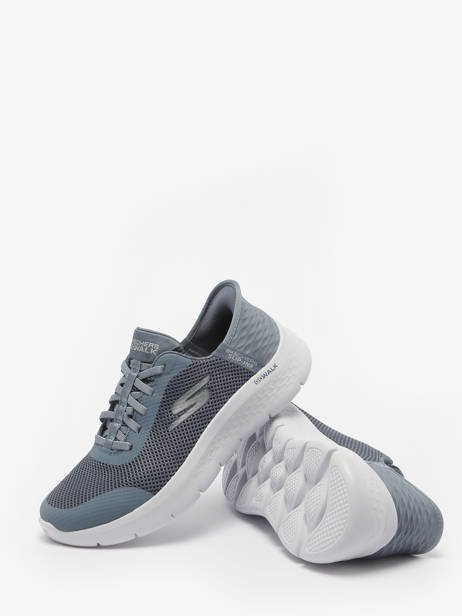 Sneakers Slip-ins Skechers Bleu women 124836 vue secondaire 3