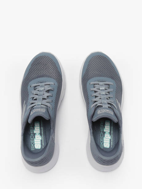 Sneakers Slip-ins Skechers Bleu women 124836 vue secondaire 4