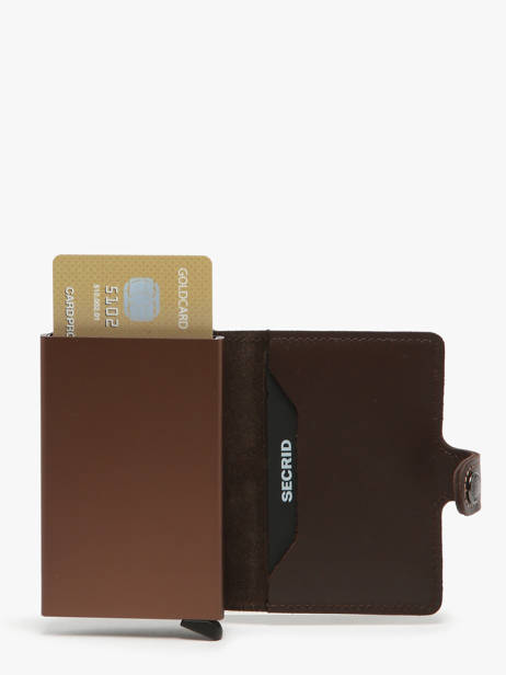 Leather Original Card Holder Secrid Brown original MO other view 1