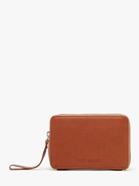 Leather Alice Wallet Paul marius Brown vintage ALICE