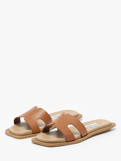 Mules Sofia En Cuir Steve madden Marron women 11003523 vue secondaire 1