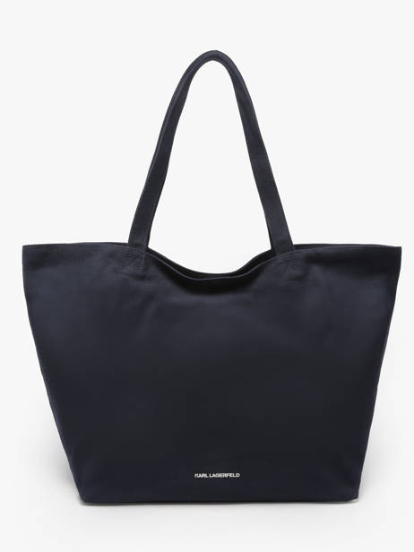Sac Shopping Rsg Coton Karl lagerfeld Bleu rsg A1W50006 vue secondaire 4