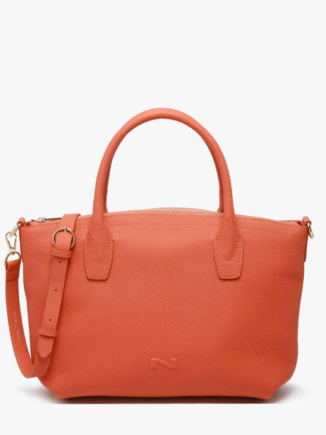 Leather Tiny Satchel Nathan baume Orange victoria 88
