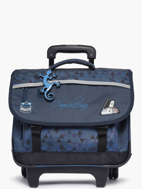 Cartable à Roulettes 2 Compartiments Cameleon Bleu actual PBBACR38