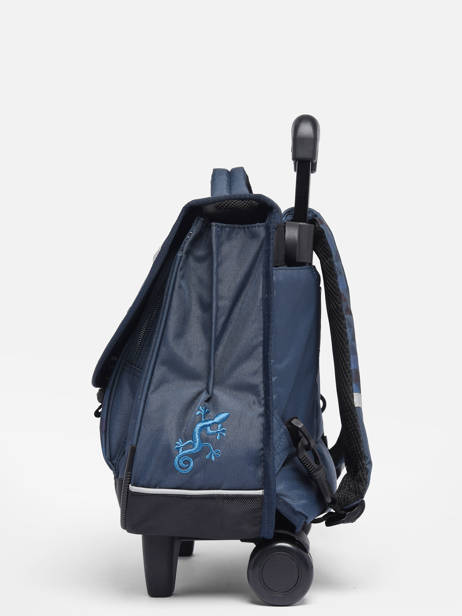 Cartable à Roulettes 2 Compartiments Cameleon Bleu actual PBBACR38 vue secondaire 3