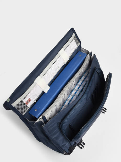 Cartable à Roulettes 2 Compartiments Cameleon Bleu actual PBBACR38 vue secondaire 4