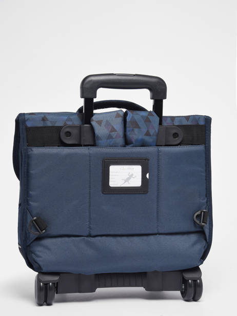 Cartable à Roulettes 2 Compartiments Cameleon Bleu actual PBBACR38 vue secondaire 6