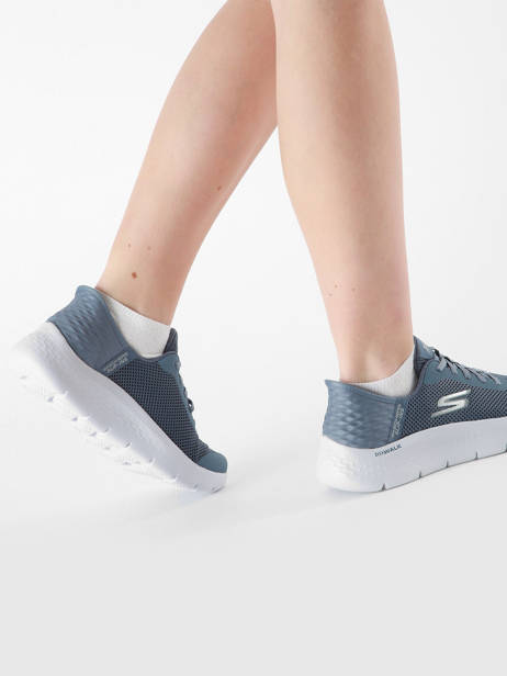 Sneakers Slip-ins Skechers Bleu women 124836 vue secondaire 1