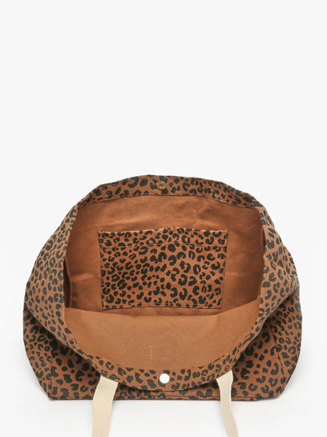 Sac Porté épaule Leopard Hindbag Marron leopard LE vue secondaire 3