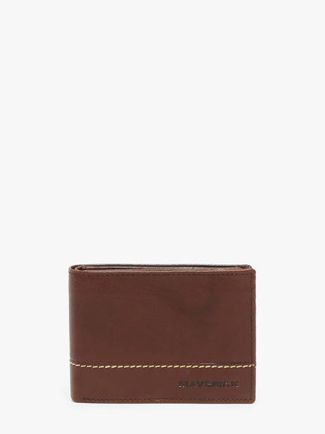 Portefeuille Porte-monnaie Cuir Maverick Marron rough gear MAVRG002