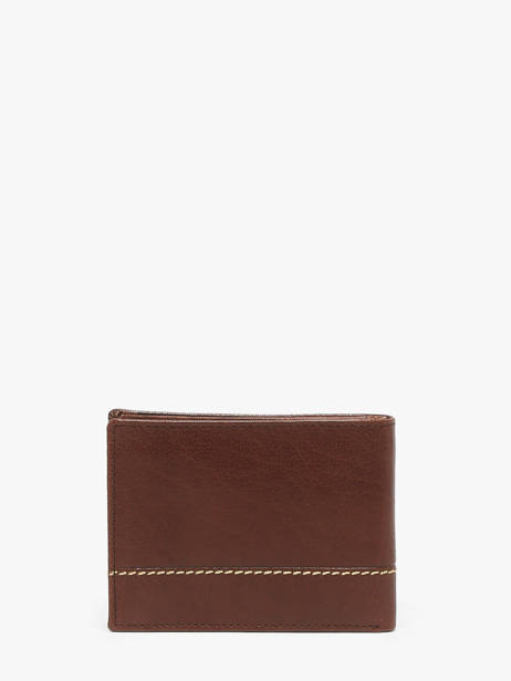 Portefeuille Porte-monnaie Cuir Maverick Marron rough gear MAVRG002 vue secondaire 2