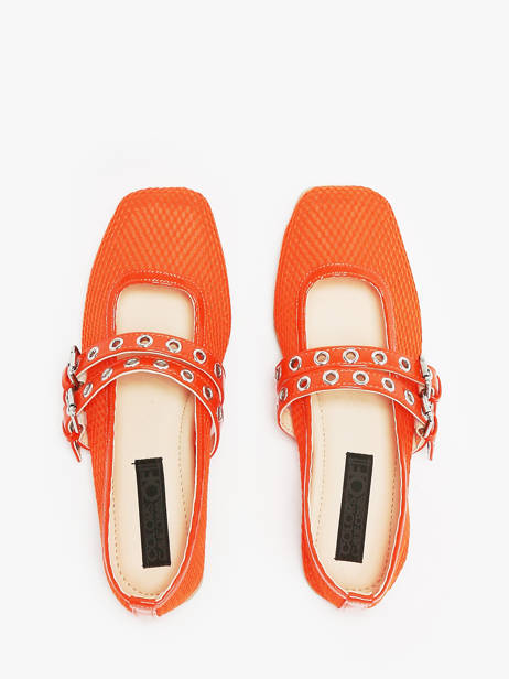Ballerines Colors of california Orange women CPATTY07 vue secondaire 4