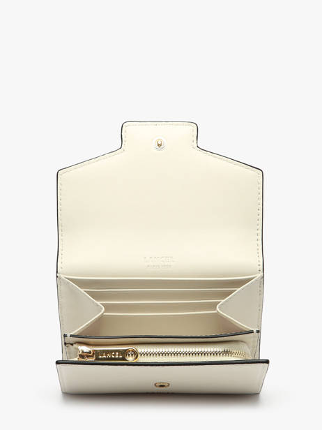 Portefeuille Cuir Lancel Beige angele A13161 vue secondaire 1