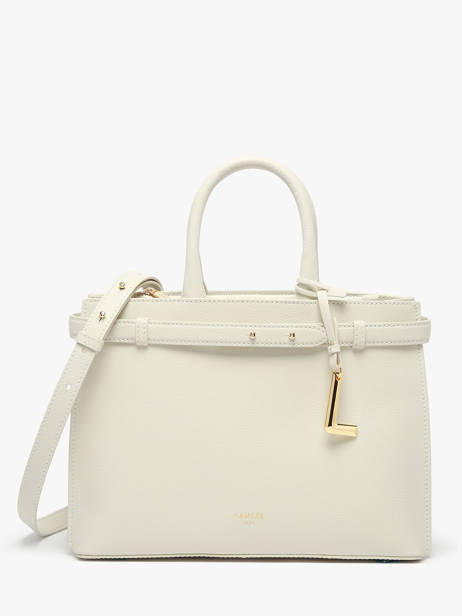 Sac Porté Main Faubourg Cuir Lancel Beige faubourg A13528