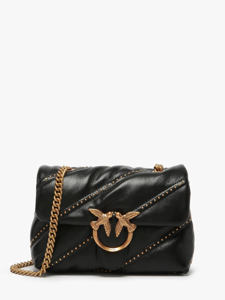 Sac Bandoulière Love Bag Puff Pinko Noir love bag puff A26T