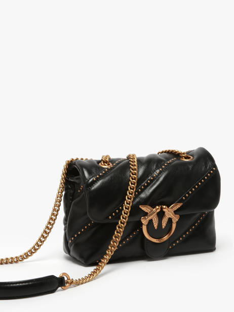 Sac Bandoulière Love Bag Puff Pinko Noir love bag puff A26T vue secondaire 1