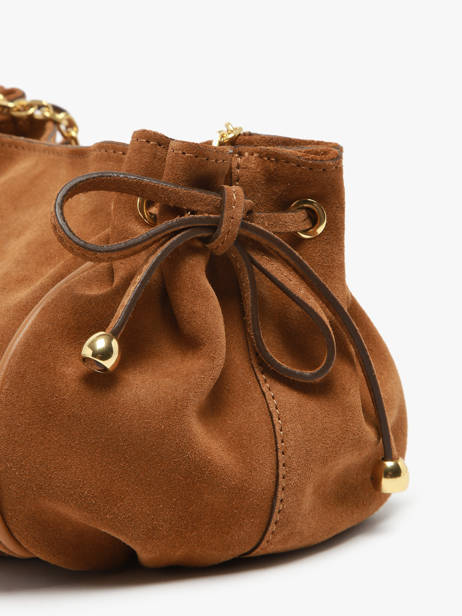 Sac Bandoulière Premium Gerard darel Marron premium DBS07400 vue secondaire 4