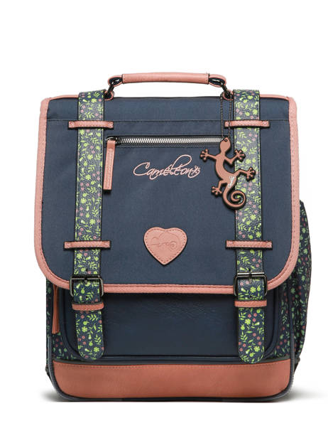 2-compartment Vintage Fantasy Backpack Cameleon Blue vintage fantasy SD39 other view 7