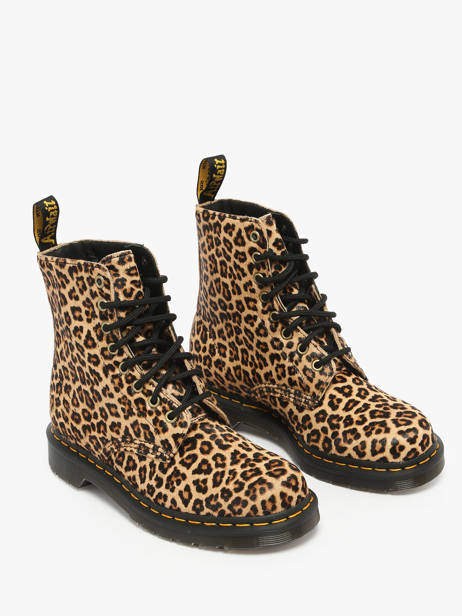 Boots 1460 Pascal En Cuir Dr martens Marron women 41657200 vue secondaire 1