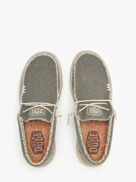 Moccasins Wally Braided Hey dude Green men 4003 other view 4