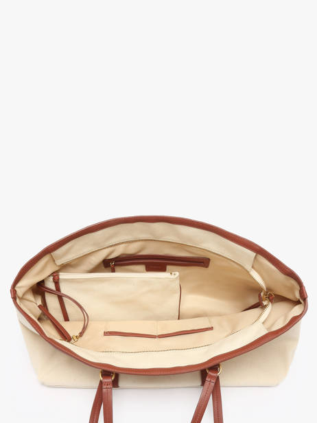 Shoulder Bag Logo Shopper Cotton Pinko Beige logo shopper 4715A2G2 other view 2