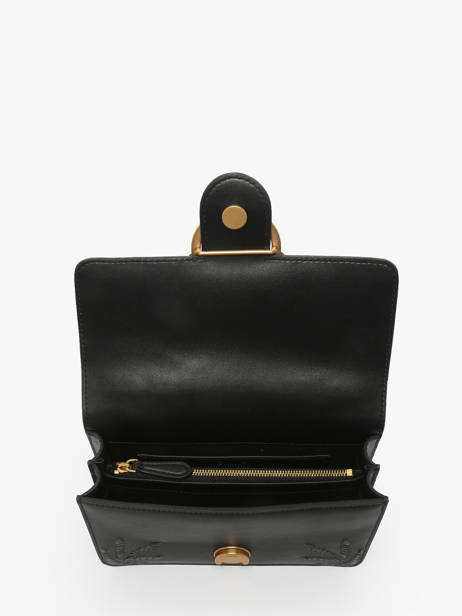 Shoulder Bag Love Bag Icon Leather Pinko Black love bag icon A2C3 other view 2