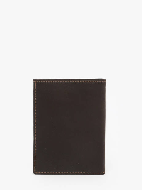 Leather Wallet Oil Etrier Brown oil EOIL241 other view 3