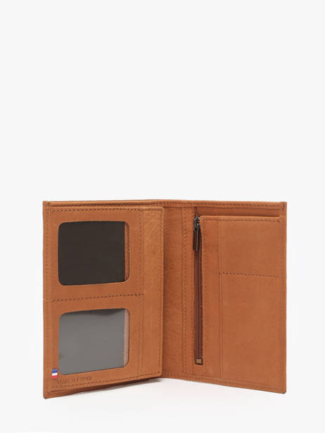 Leather Wallet Oil Etrier Brown oil EOIL442 other view 1