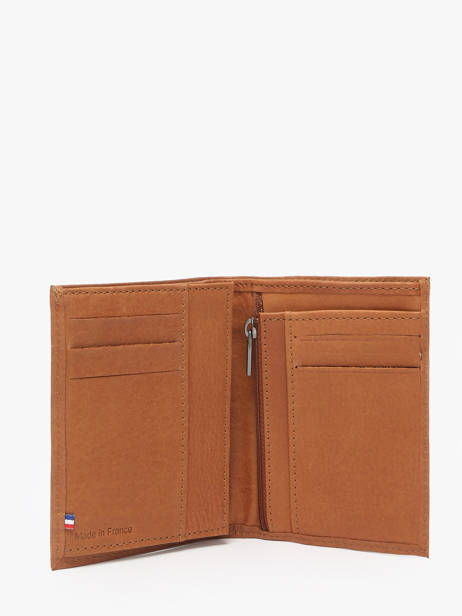 Leather Wallet Oil Etrier Brown oil EOIL140 other view 1