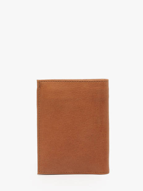 Leather Wallet Oil Etrier Brown oil EOIL140 other view 3