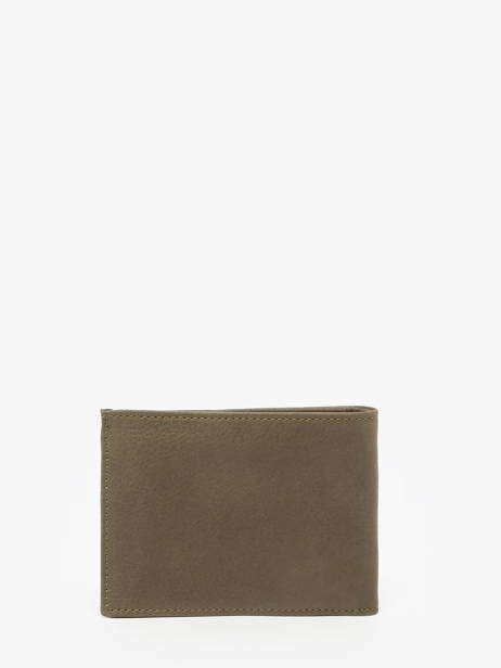 Leather Wallet Oil Etrier Green oil EOIL438 other view 3