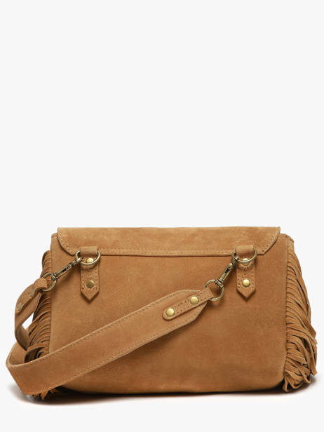 Medium Leather Suzon Folk Crossbody Bag Paul marius Brown folk SUZOMFOL other view 3