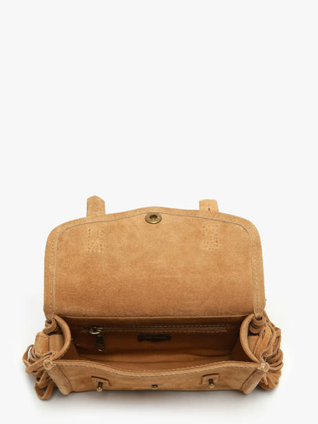 Leather Mini Indispensable Folk Bag Paul marius Brown folk MINIFOL other view 2