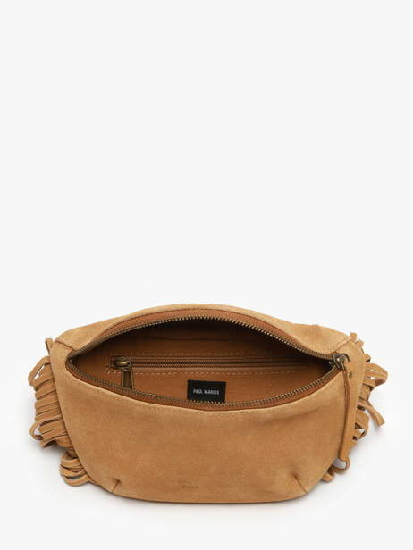 Leather Folk Belt Bag Paul marius Brown folk BANASFOL other view 2