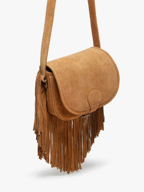 Leather Le Bohémien Folk Crossbody Bag Paul marius Brown folk BOHEMFOL other view 1
