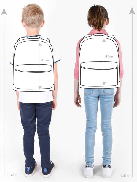 Sac à Dos 1 Compartiment Tann's Multicolore les fantaisies f 62265 vue secondaire 1