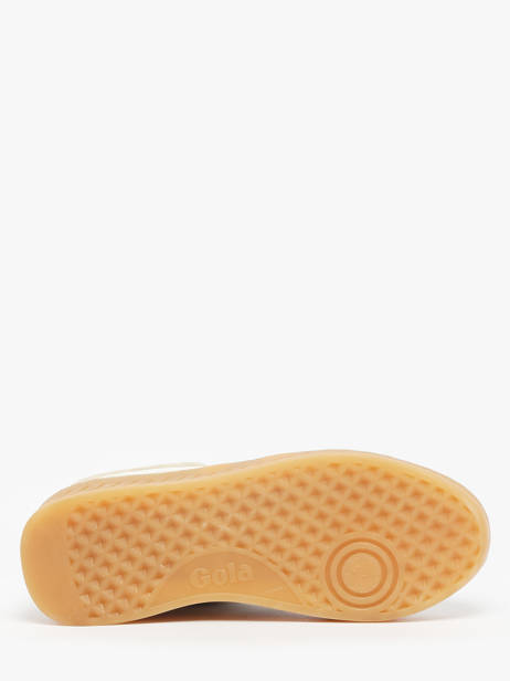 Sneakers In Leather Gola Beige women CLA589 other view 5