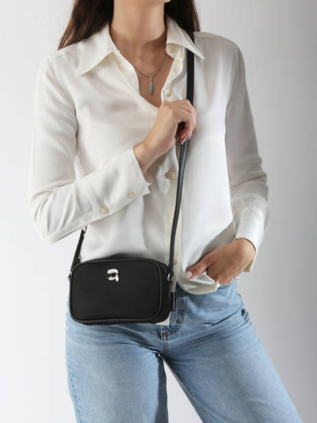 Shoulder Bag K Ikon Nylon Karl lagerfeld Black k ikon A3W30128 other view 1