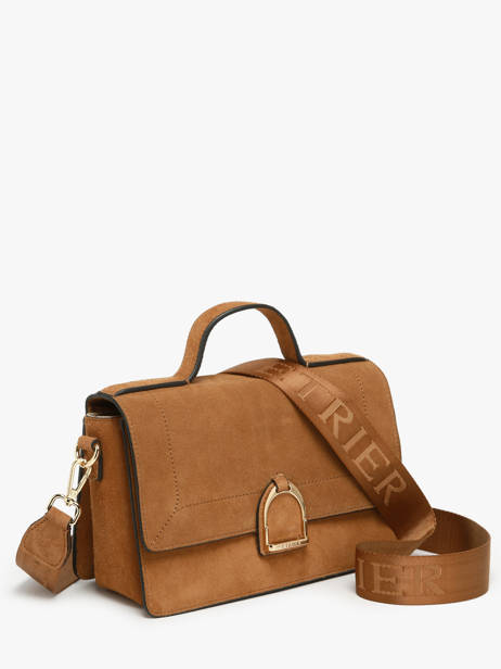 Crossbody Bag Altesse Suede Etrier Brown altesse suede EASU048M other view 2