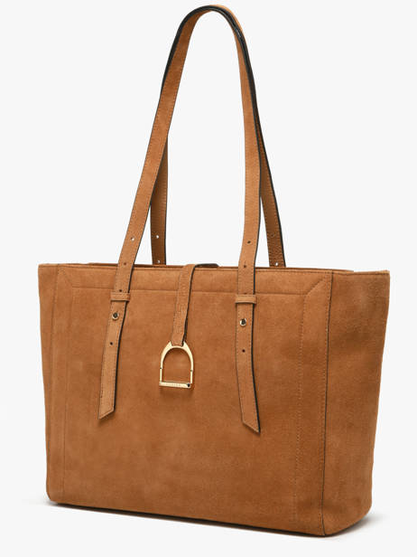 Shoulder Bag Altesse Suede Etrier Brown altesse suede EASU088M other view 2